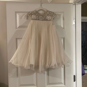 Target Neiman Marcus Marchesa off white girl’s dress medium